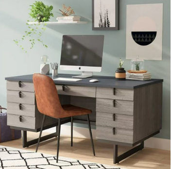 Bàn làm việc hiện đại phong cách tối giản An Gia Mộc 