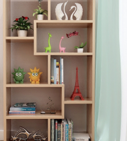 Mẫu tủ sách đẹp bằng gỗ tự nhiên
