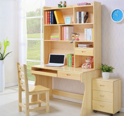 bàn học có giá sách